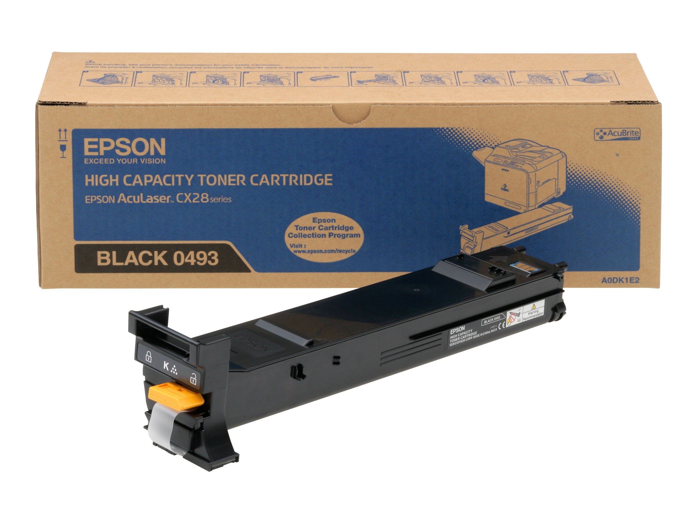 EPSON ACULASER CX28DN toner noir haute capacité 8.000 pages pack de 1 AcuBrite