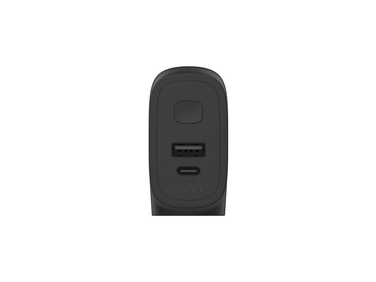 BELKIN Hybrid Wall Travel Charger 25w + 5k Power Bank UK EU US AU Black