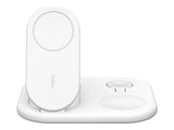 BELKIN BOOSTCHARGE Qi2 15w Magnetic 3in1 Stand White