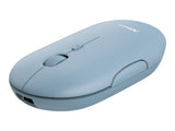 TRUST Souris sans fil PUCK Ultra-plate rechargeable - Bleue