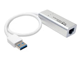 EATON TRIPPLITE USB 3.0 SuperSpeed to Gigabit Ethernet NIC Network Adapter 10/100/1000 Plug and Play Aluminum