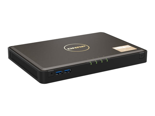QNAP TBS-464-8G Intel Celeron N5105/N5095 quad-core 1.5GHz processor burst up to 2.9GHz 8Go DDR4 RAM
