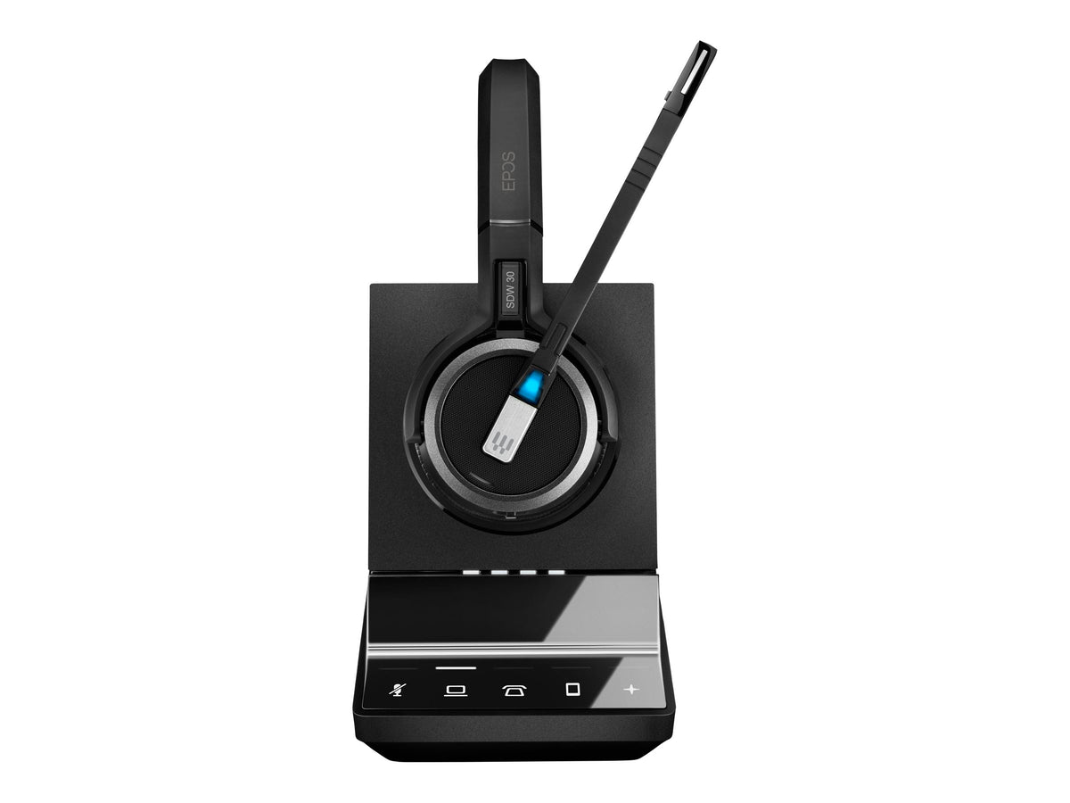 EPOS IMPACT SDW 5035 EU/UK/AUS Wireless DECT Headset monaural with base station for phone mobile and PC incl BTD 800 BT dongle