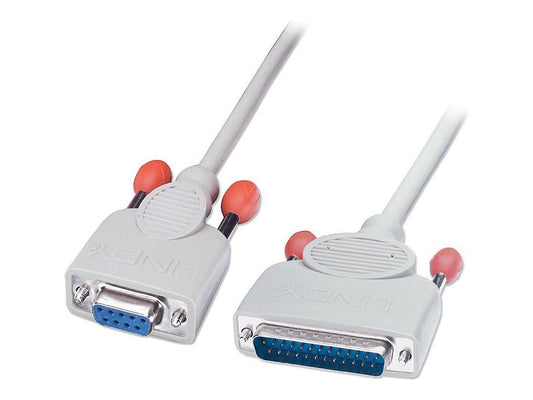 LINDY Serial printer Cable 9 pol. coupling/25 pol. plug 2m