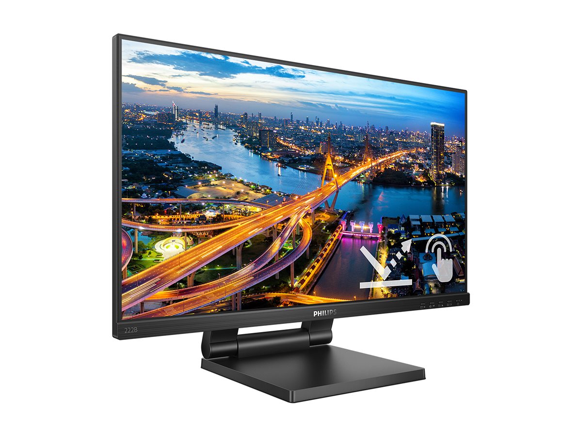 PHILIPS 222B1TC/00 21.5p 16:9 IPS FHD 60Hz 250cd/m2 D-SUB HDMI DP 1xUSB-B/3x USB 3.2