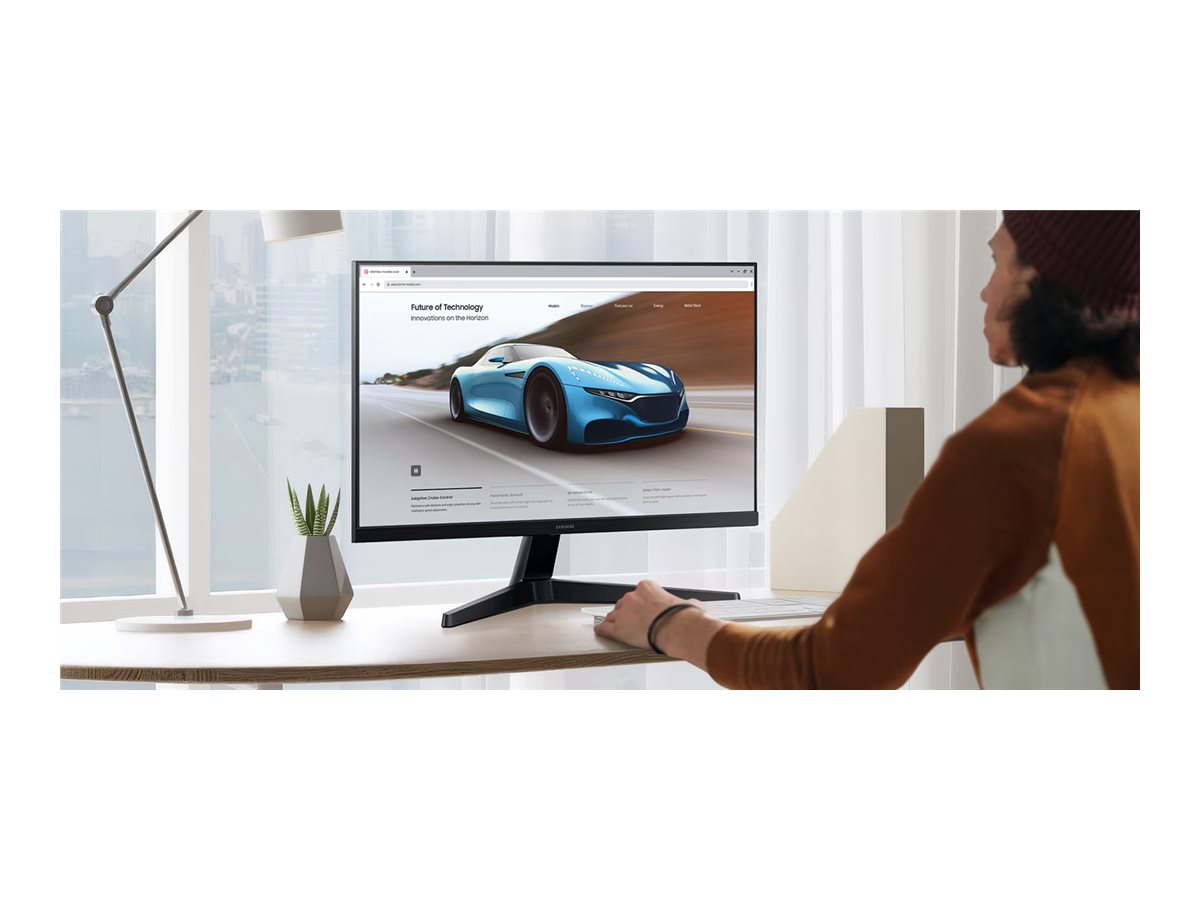 SAMSUNG S24F330EAU Ecran LED - 24" - 1920 x 1080 Full HD @ 100 Hz - VA - 250 cd/m² - 3000:1 - 5 ms - HDMI, VGA - noir