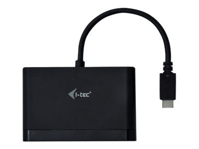 I-TEC USB-C HDMI and USB Adapter with Power Delivery 1xHDMI 4K 2xUSB 3.0 Port 1xUSB-C Power Delivery/Dataport compatible with TB3
