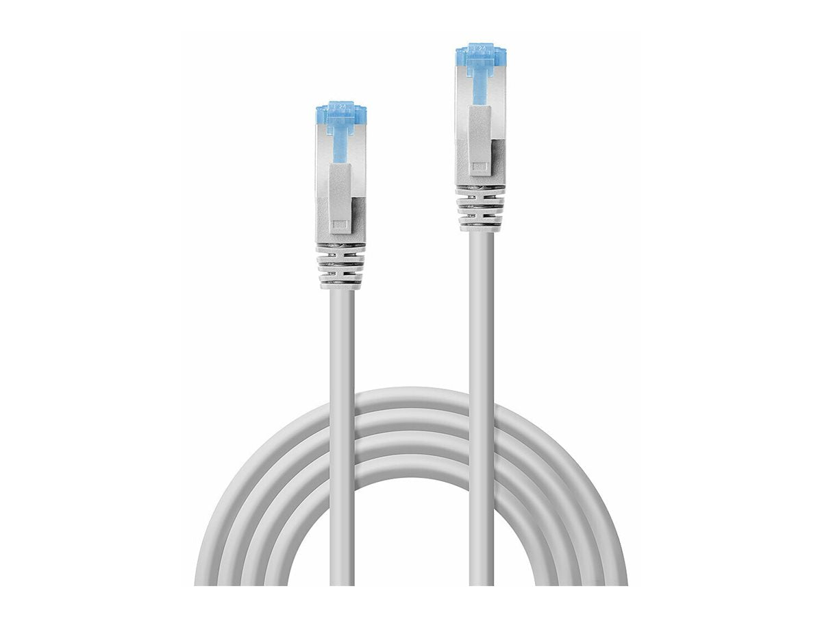 LINDY 3m Cat.6 S/FTP TPE network cable gray RJ45 plug 250MHz copper 28AWG