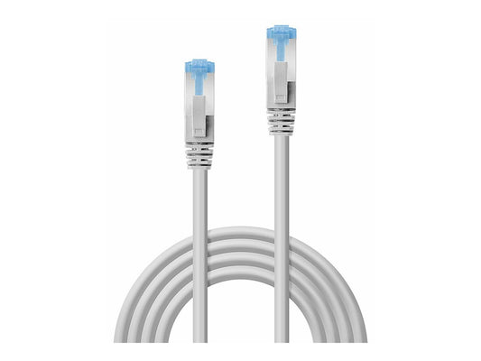 LINDY 3m Cat.6 S/FTP TPE network cable gray RJ45 plug 250MHz copper 28AWG