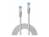LINDY 3m Cat.6 S/FTP TPE network cable gray RJ45 plug 250MHz copper 28AWG