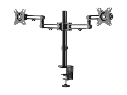 EATON TRIPPLITE Dual-Monitor Flex-Arm Desktop Clamp for 13p to 27p Displays
