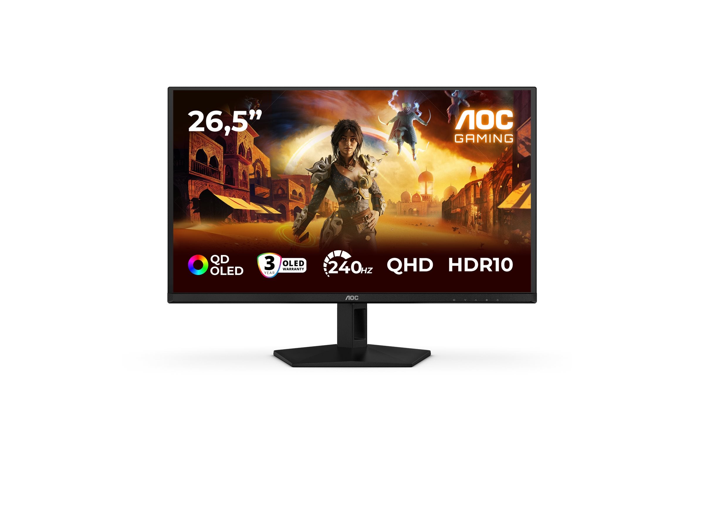 AOC Q27G41ZDF 27p QD-OLED 240Hz 0.3ms 400cd/m2 HDMI 2.0 DP1.4
