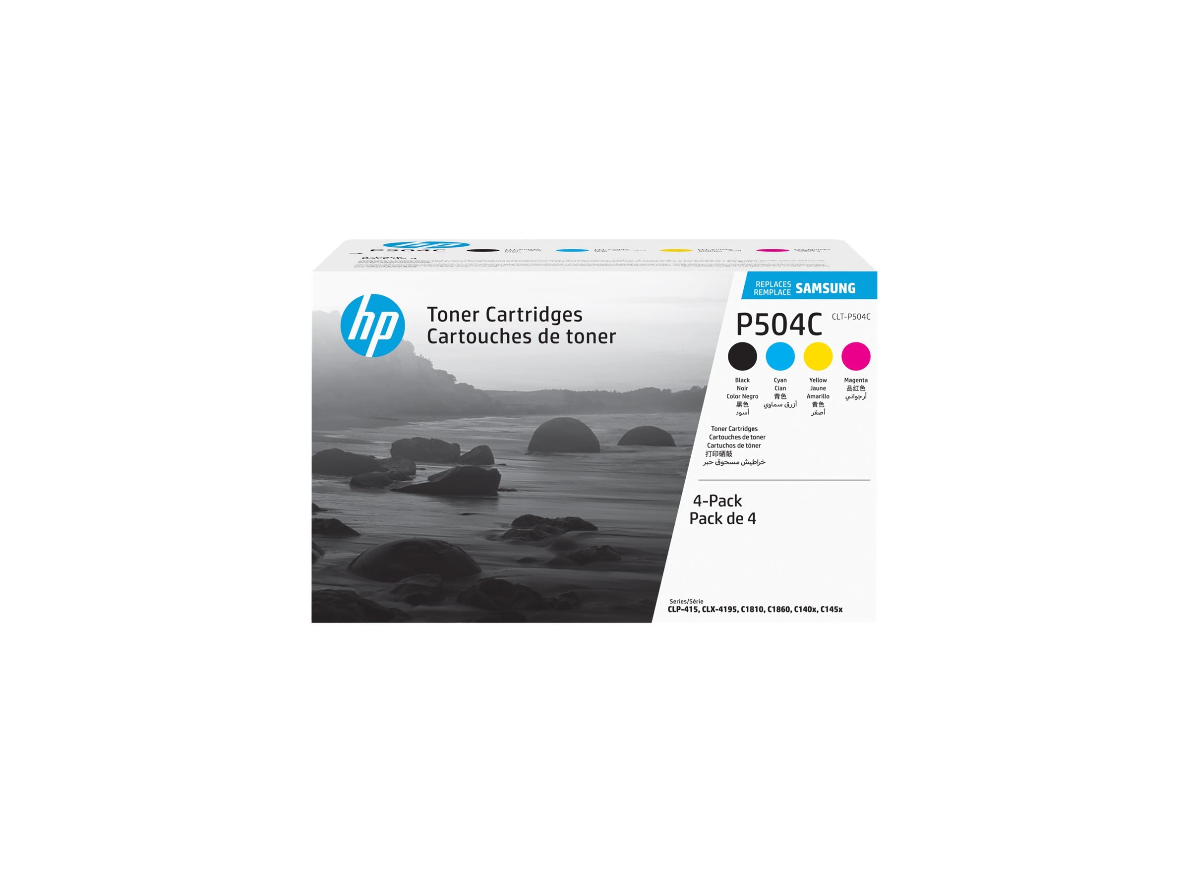 SAMSUNG CLT-P504C/ELS 4-pk CYMK Toner Crt