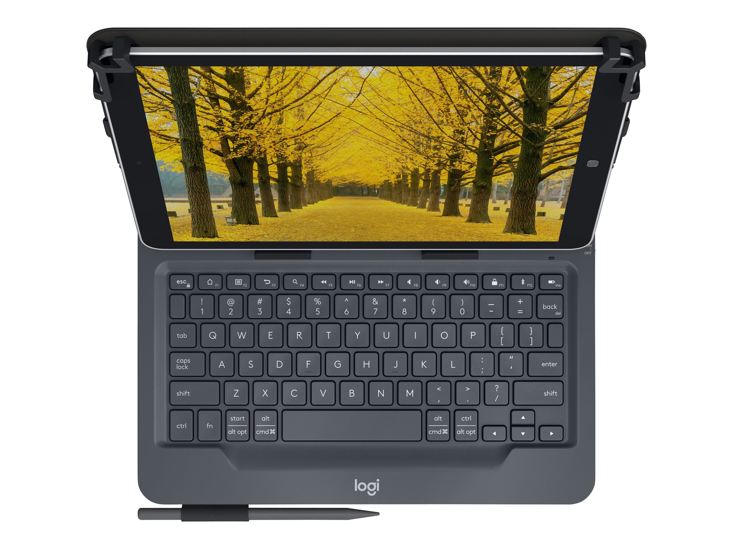 LOGITECH Universal Folio with integrated keyboard for 23 - 25,5cm / 9-10 inch tablets (UK) INTNL