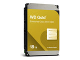 WD Gold 18To HDD 7200rpm 6Gb/s sATA 512Mo cache 3.5p intern RoHS compliant Enterprise Bulk