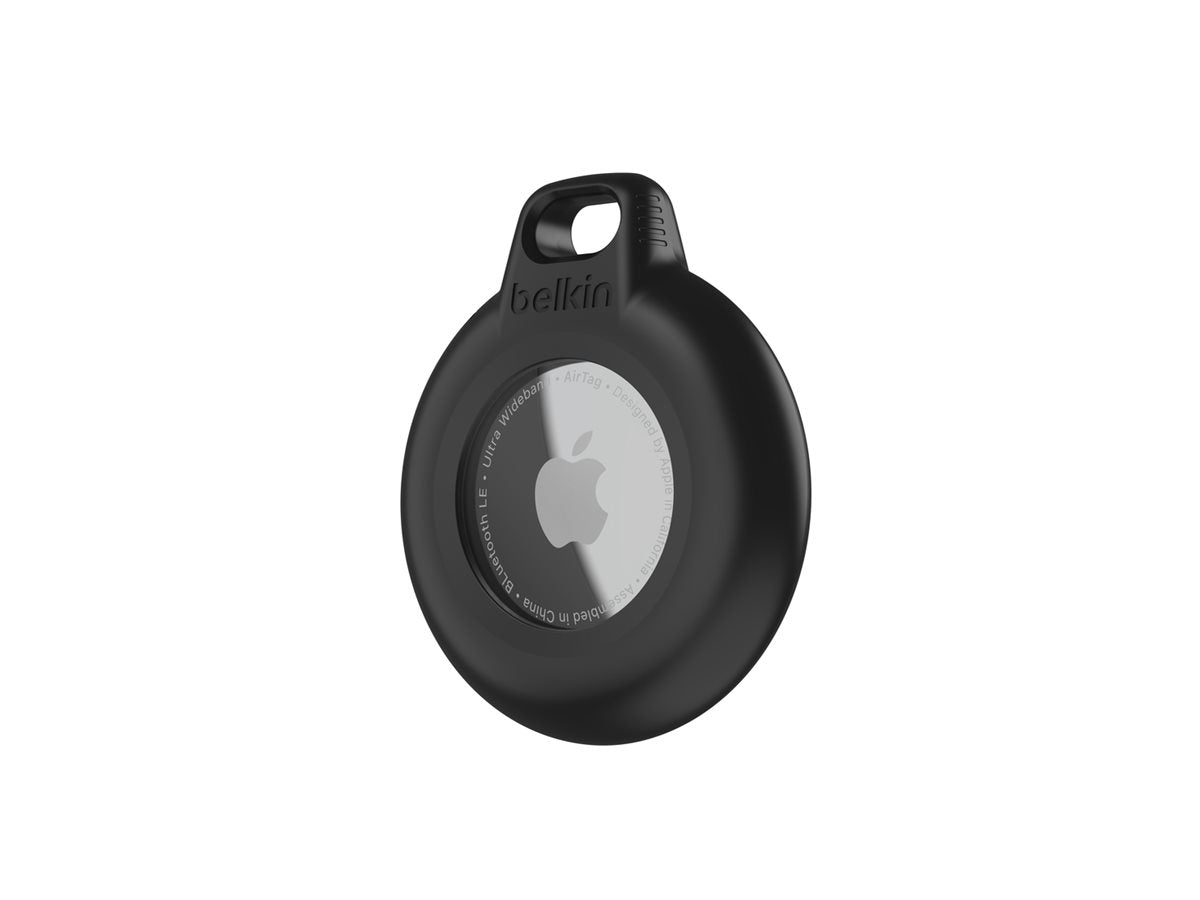 BELKIN Secure Holder - Airtag - Waterproof Keyring - 4 Pack Black