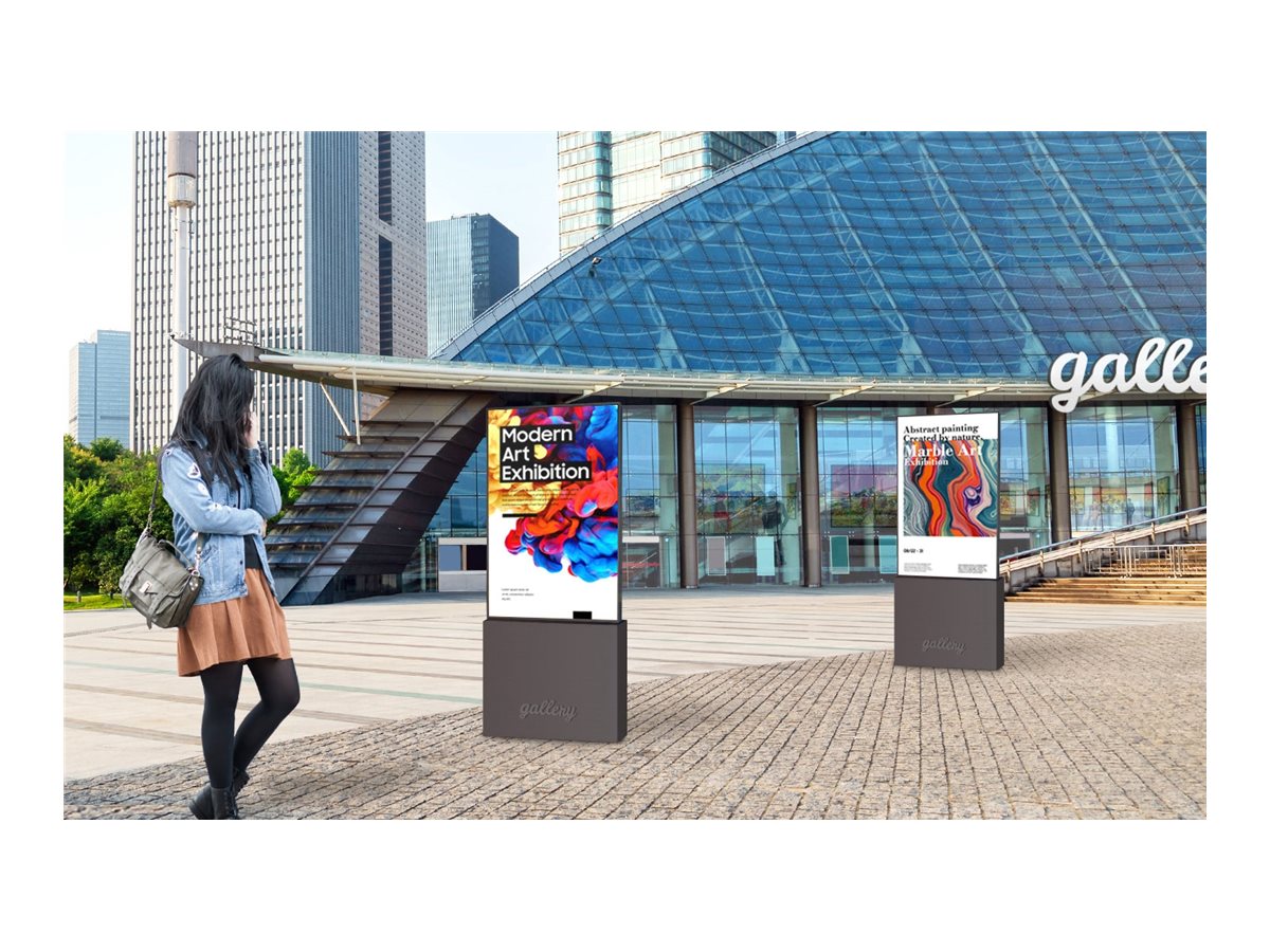 SAMSUNG OH24B Outdoor LCD 24p FHD 16:9 IP56 rated display kit with protection glass 1500nits 2xUSB 2.0 RJ45 HDMI