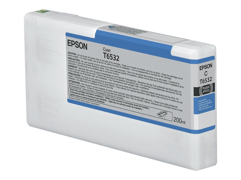 EPSON T6532 cartouche d encre cyan capacité standard 200ml
