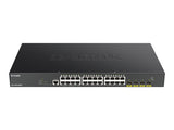 D-LINK 28-Port Smart Managed PoE+ Gigabit Switch 4x 10G dlink green 3.0 24x 10/100/1000Mbit/s TP RJ-45 PoE Port 802.3at