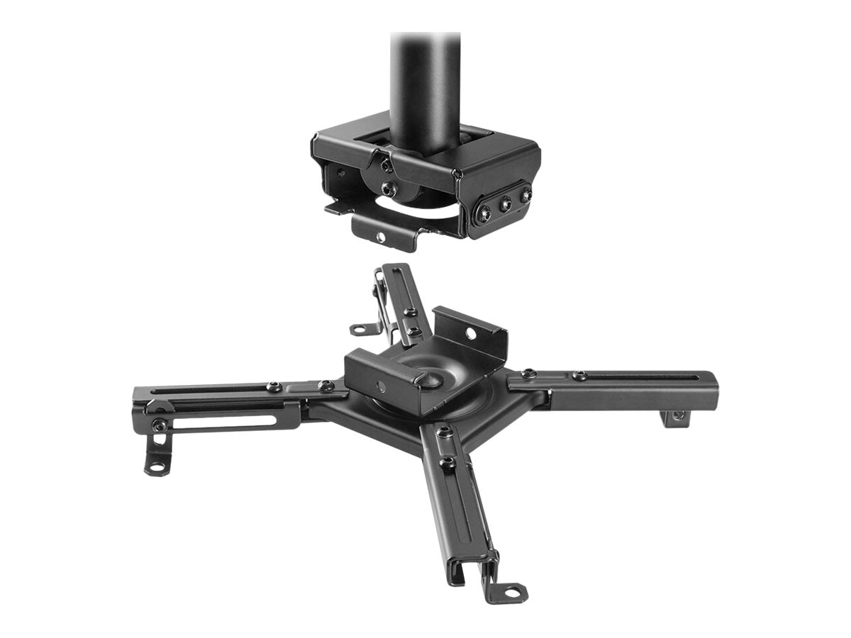 NEOMOUNTS CL25-540BL1 Support de plafond pour vidéoprojecteur - h 60.5-90.5 cm - installation facile - orientable