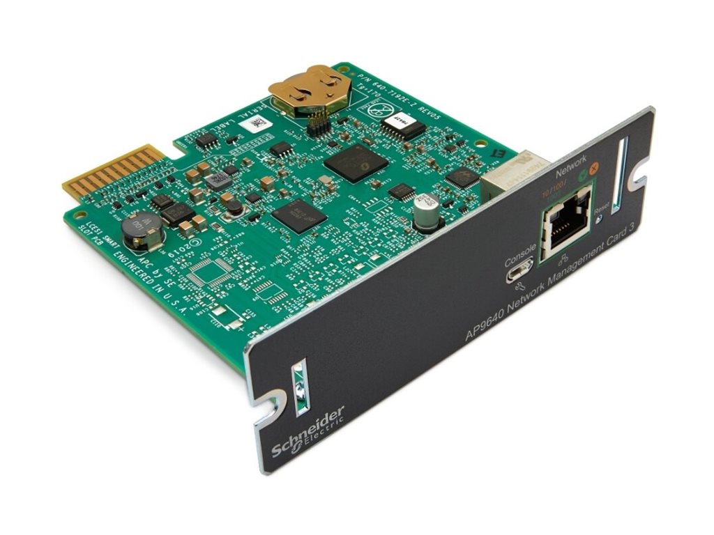 APC Network Management Card 3 with PowerChute Network Shutdown Remote management adapter 1GbE 1000Base-T