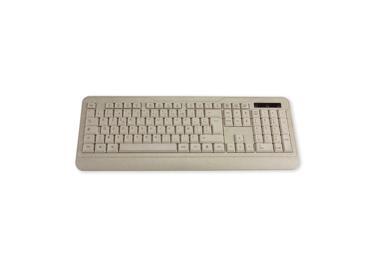 MCL MP1B99AACK305WBIB - Clavier sans fil en bioplastique French AZERTY