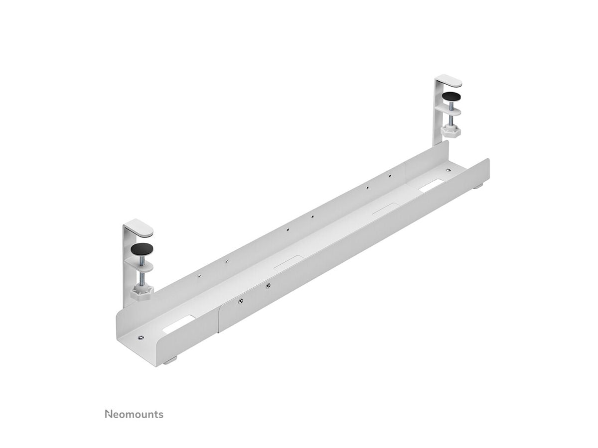 NEOMOUNTS Cable Management Tray max 5kg. clamp-on design universal white