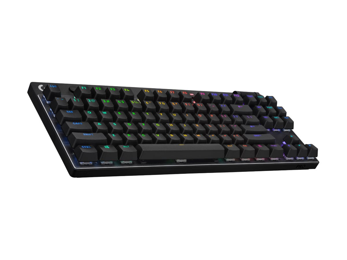 LOGITECH G PRO X TKL LIGHTSPEED Gaming Keyboard - BLACK - (FRA) - 2.4GHZ/BT - N/A - CENTRAL-419 - TACTILE