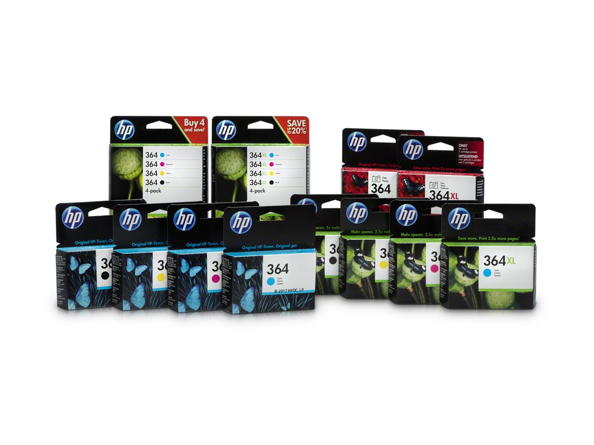 HP 364XL original Ink cartridge CN684EE 301 black high capacity 550 pages 1-pack Blister multi tag