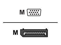 URBAN FACTORY DP Male to VGA Male cable 1.80m Black
