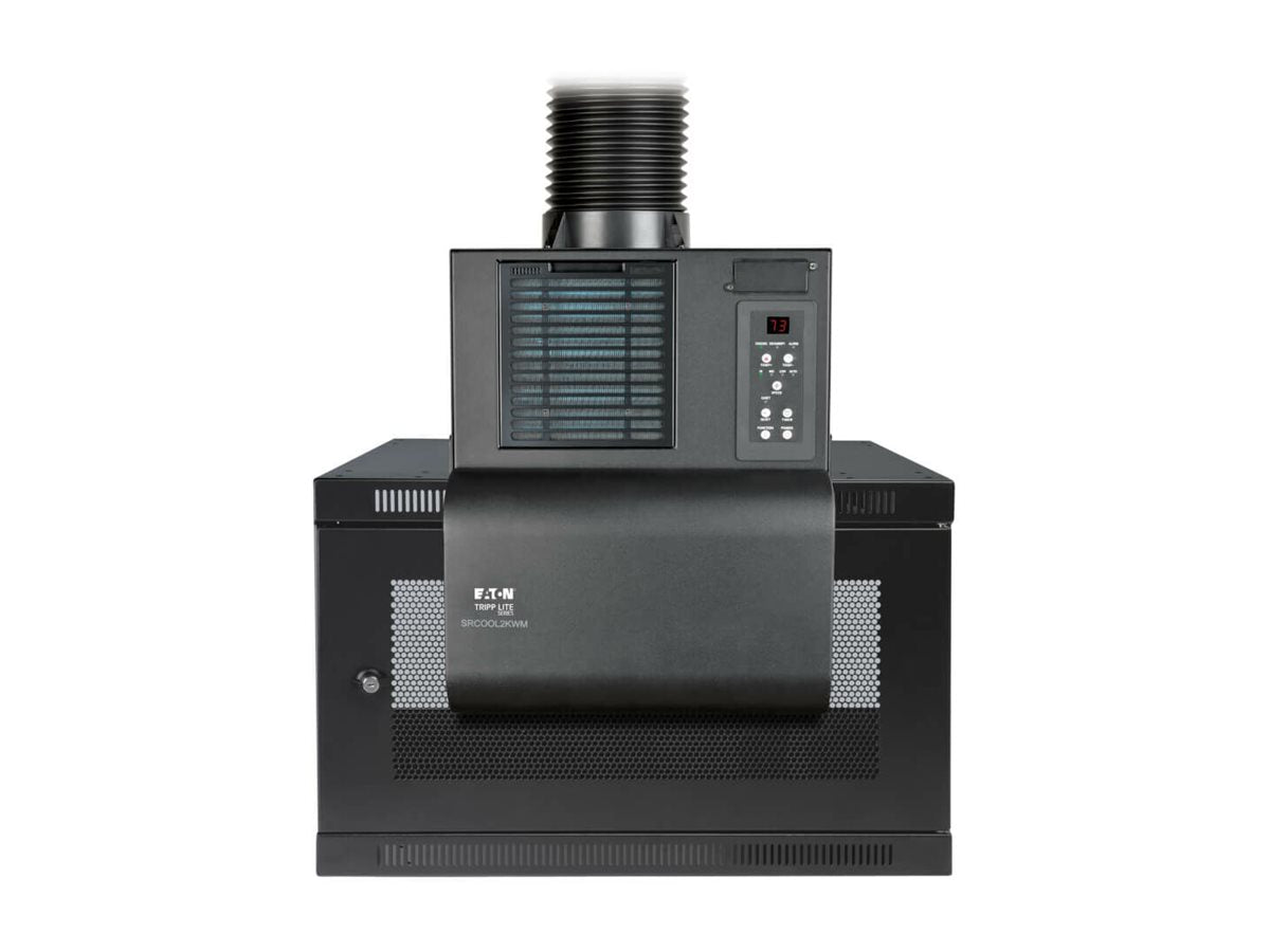 EATON TRIPPLITE 9U Wall Mount Rack Enclosure Server Cabinet w/ Door & Side Panels Rack cabinet wall mountable Black 9U 19