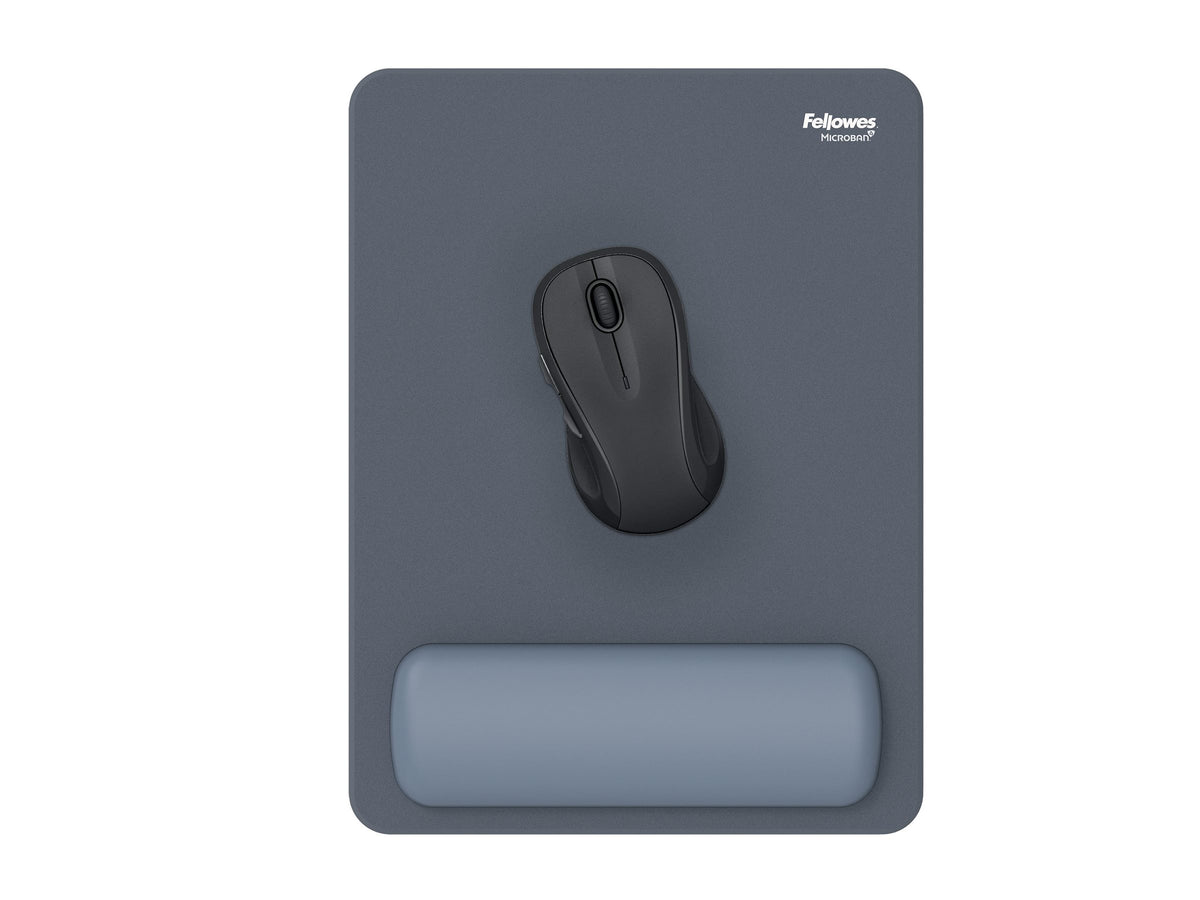 FELLOWES Tapis souris repose-poignets XL Breyta Bleu gris
