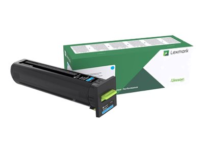 LEXMARK CX825 CX860 Cartouche de toner Return Programme très haute capacité Cyan 22K