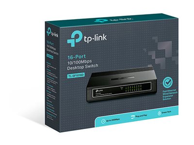 16-port 10/100M Desktop Switch