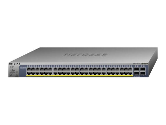 NETGEAR 52port GE POE+ Smart Managed Pro Switch W/Cloud Management W/1-Year Of Insight Subscription Gs752Tp