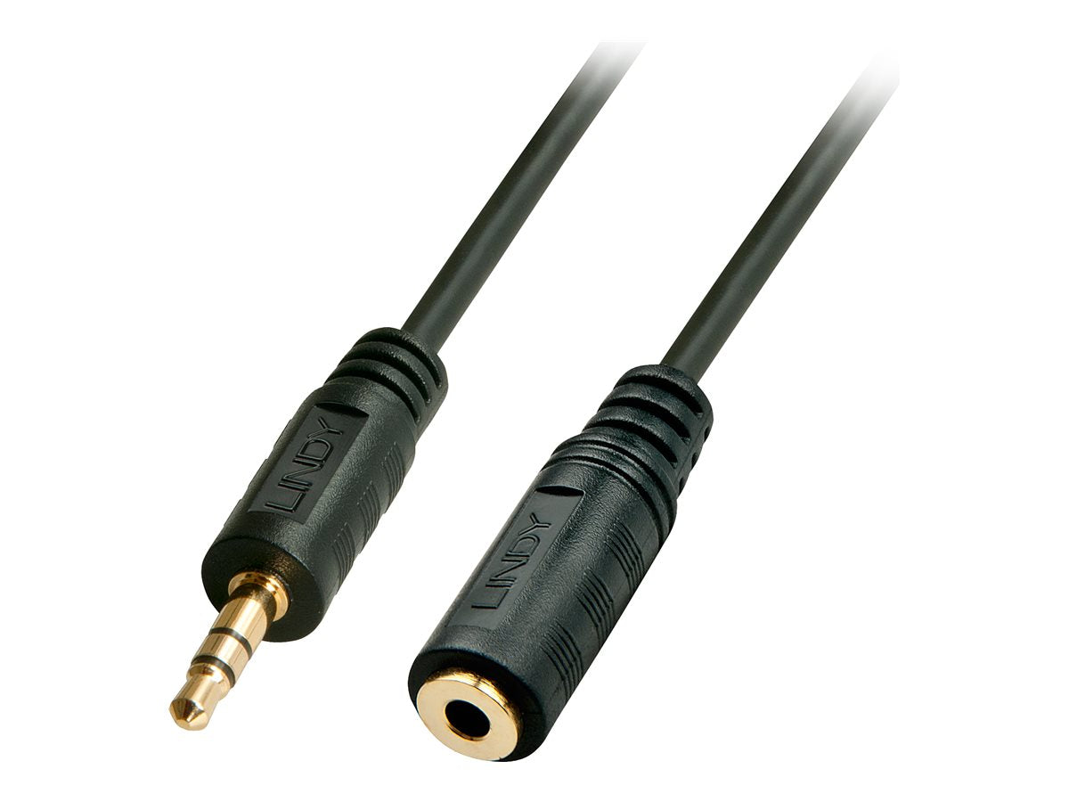 LINDY Audio Extens. 3.5mm Stereo/5m 3.5mm St. Jack m/f gold plated