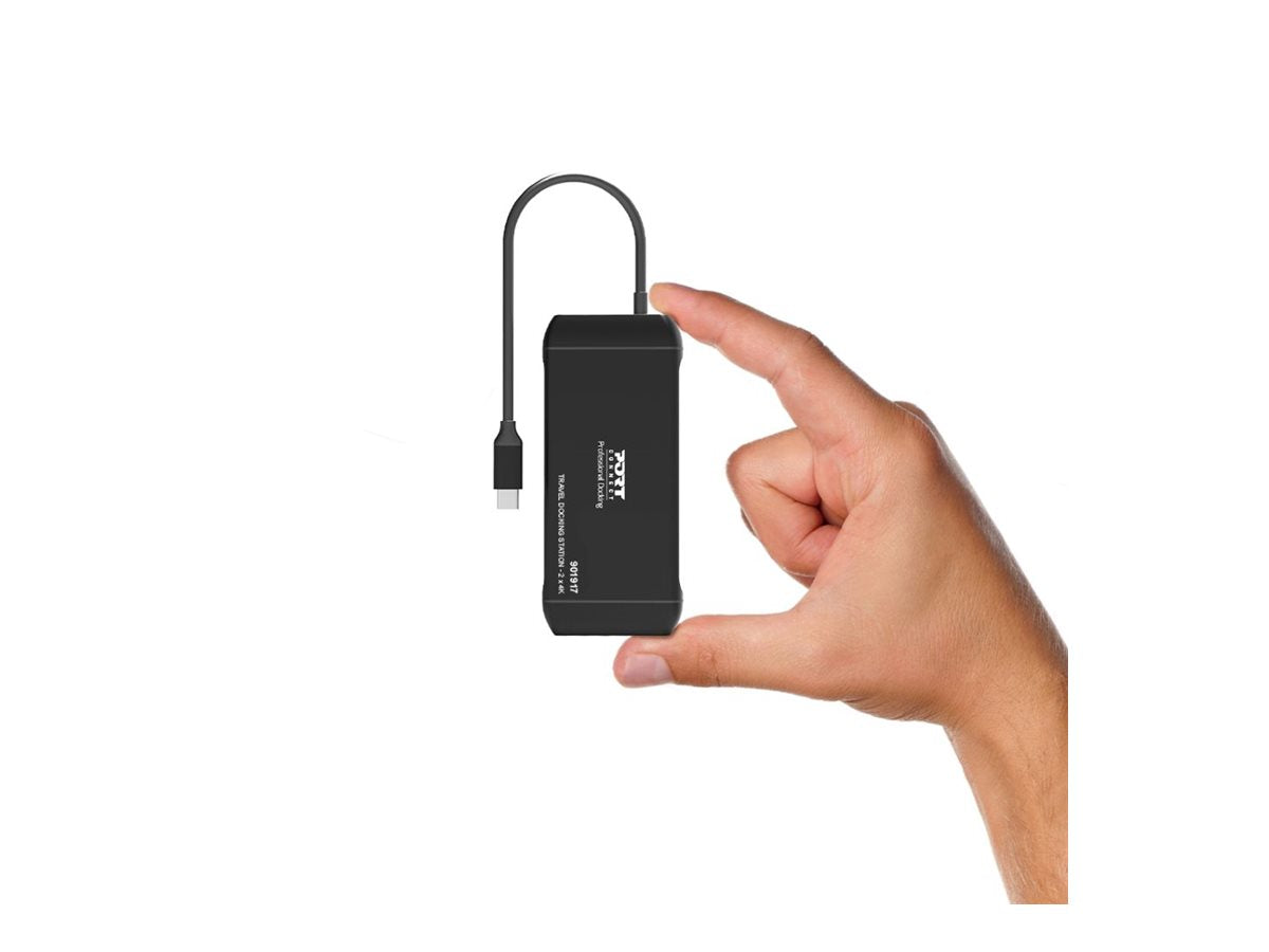 PORT DESIGNS Docking Type C Travel 2x 4K PD 100W HDMI x2