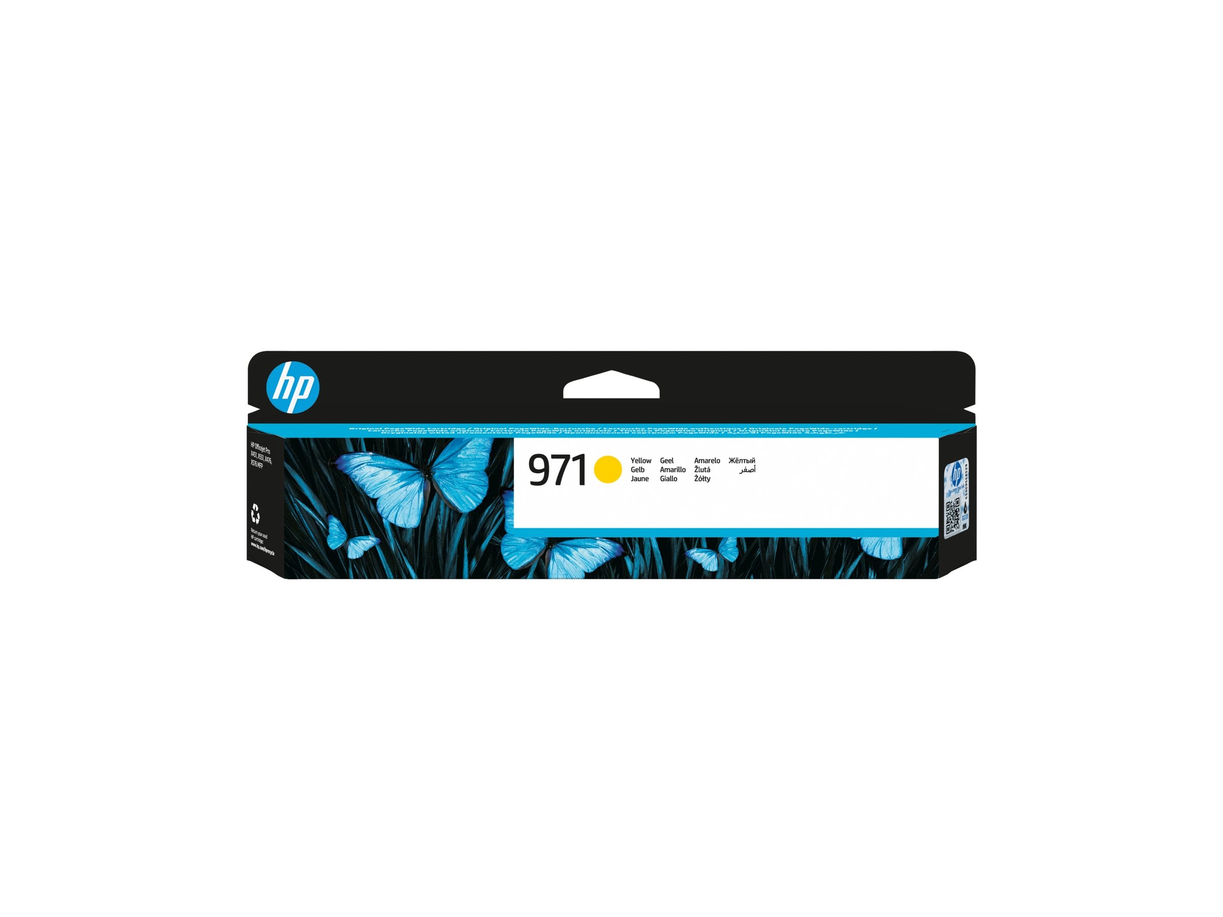 HP 971 original Ink cartridge CN624A yellow