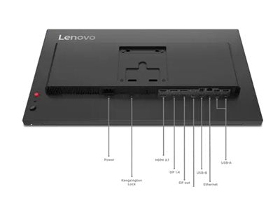LENOVO ThinkVision P24QD-40 LED Écran 24p 2560x1440 QHD 120Hz IPS DisplayHDR HDMI DisplayPort USB-C Dock 140W DaisyChain