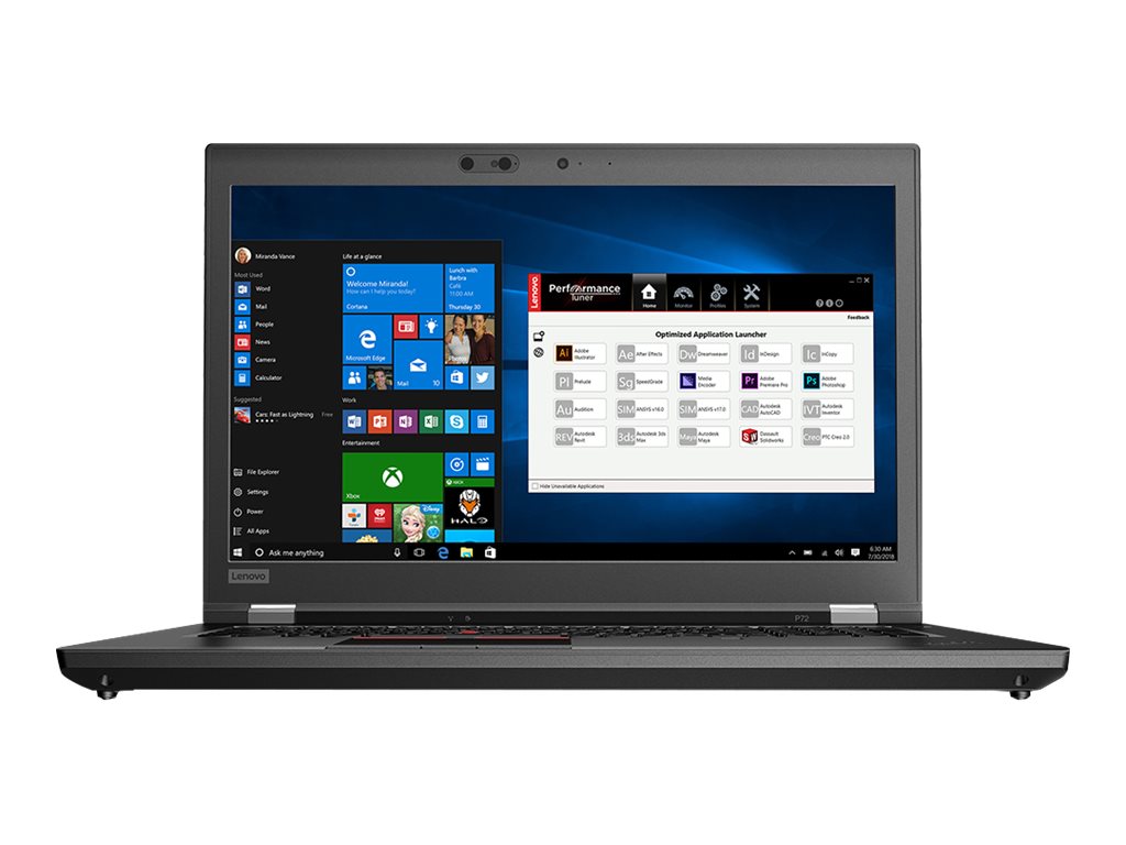 LENOVO ThinkPad - P72 - 17.3p FHD - Intel Core i7-8850H - W11Pro - 16Go RAM - 512Go SSD - P3200M 6GB