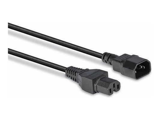 LINDY 2m IEC C14 to IEC C15 Extension Cable