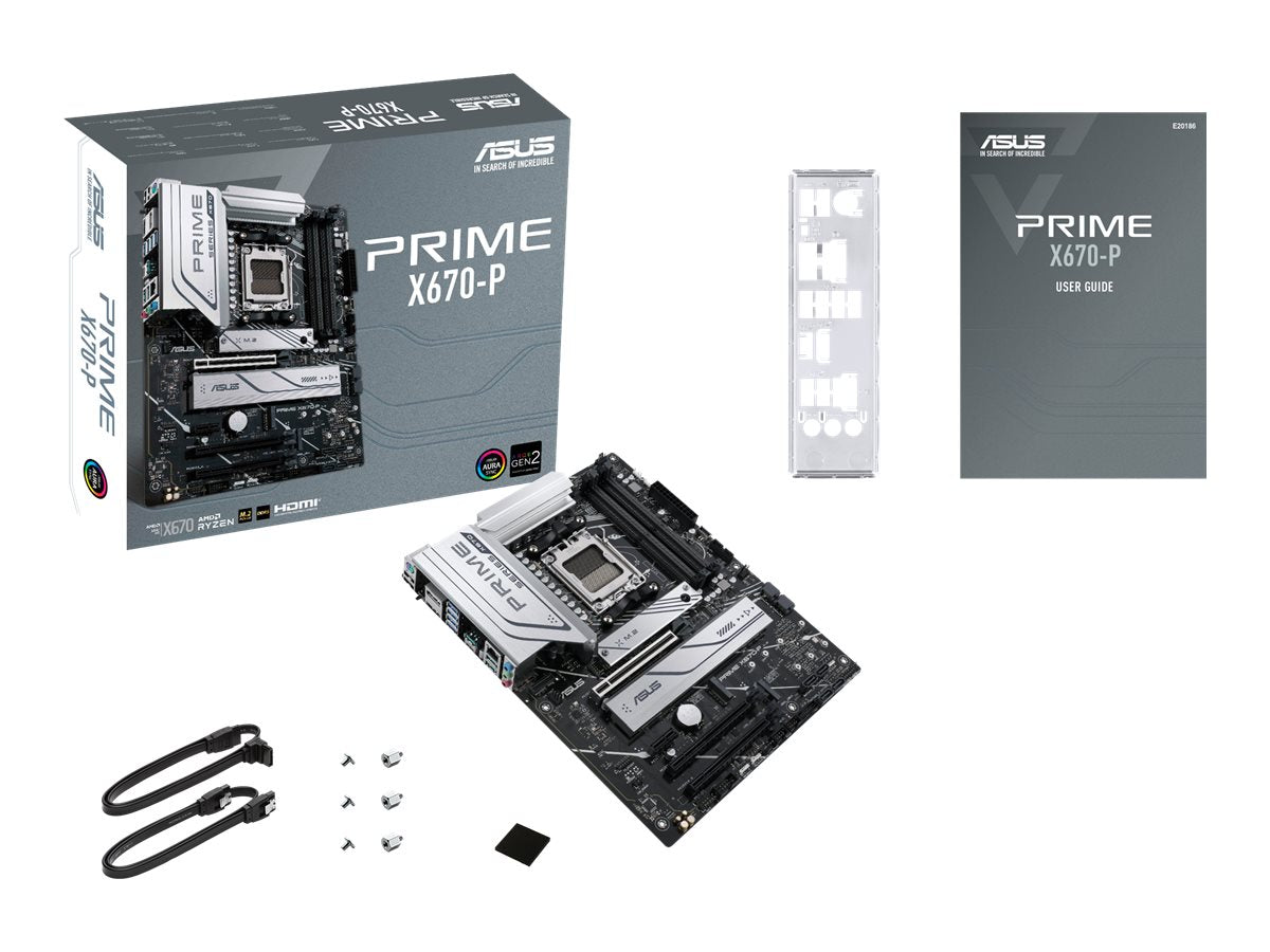 ASUS PRIME X670-P AM5 Socket 4DDR5 3xPCIe 4.0 x16 HDMI 2.1 DP 1.4 6xSATA 6Gb/s ATX