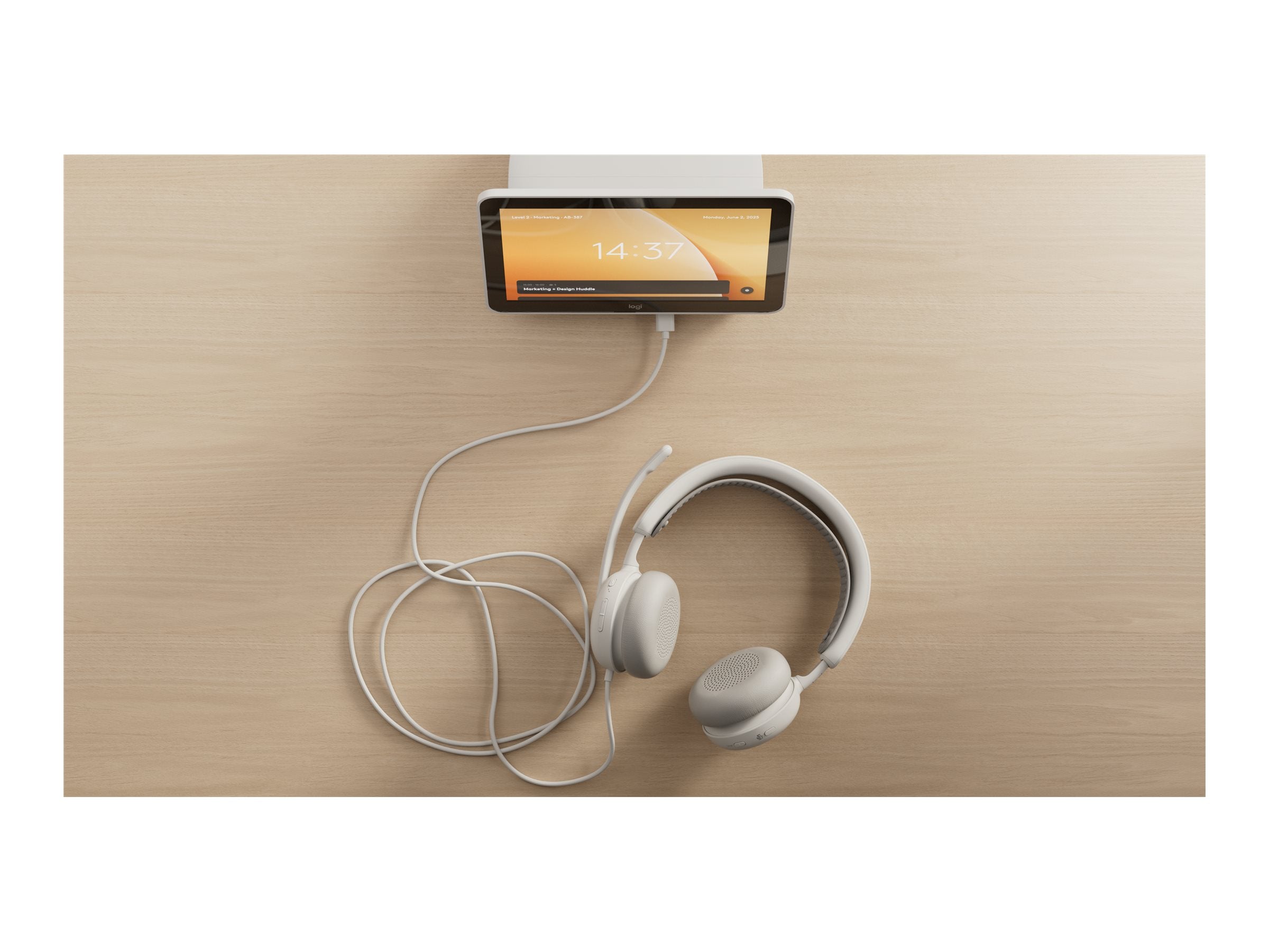 LOGITECH Zone Wired 2 for Business - OFF-WHITE