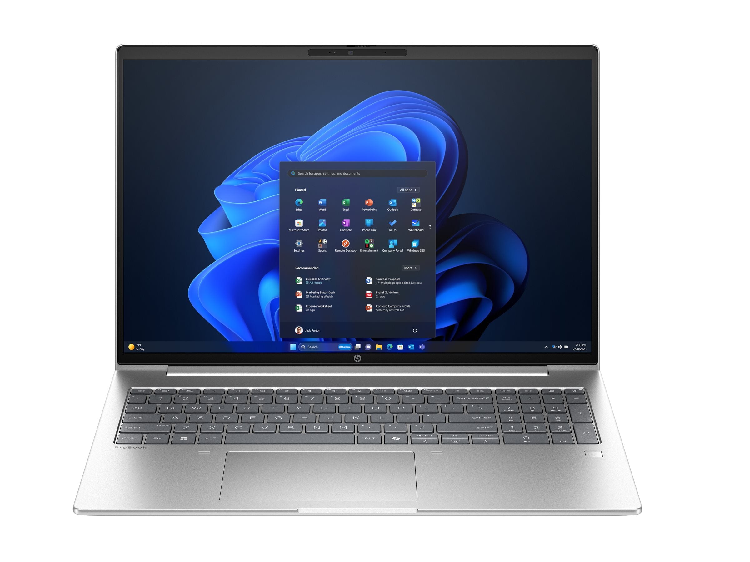 HP ProBook 4 G1a IA Nouvelle génération AMD Ryzen 5 230 16p WUXGA 8Go 512Go SSD UMA W11P Copilot + PC 1/1/0