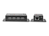 LINDY USB 2.0 Cat.5 Extender 50m Power over RJ45 4 Port