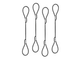 LINDY Cable Adapter Tethers - Pack of 4