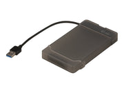 I-TEC USB 3.0 Advance MySafe Easy Enclosure 6.4cm 2.5p External Enclosure for SATA HDD itegrated cable black