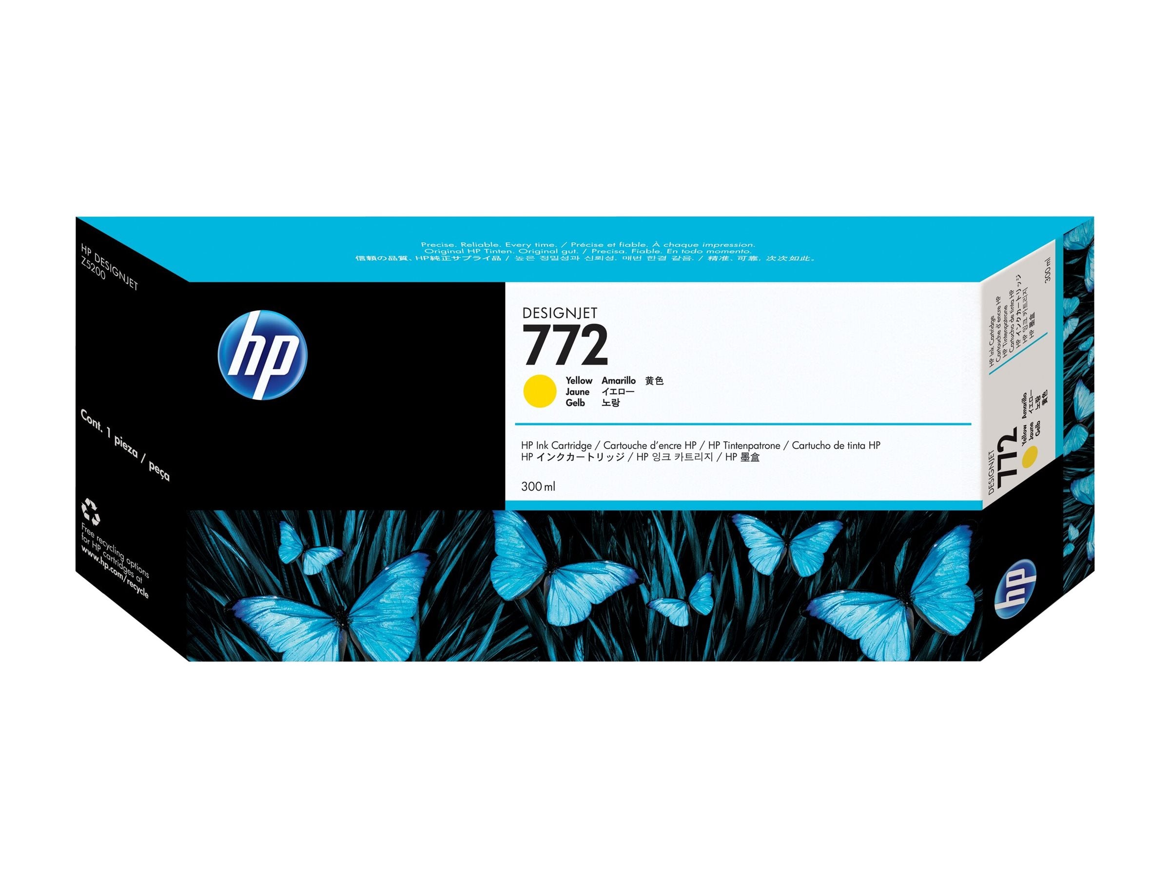 HP 772 original Ink cartridge CN630A yellow standard capacity 300ml 1-pack