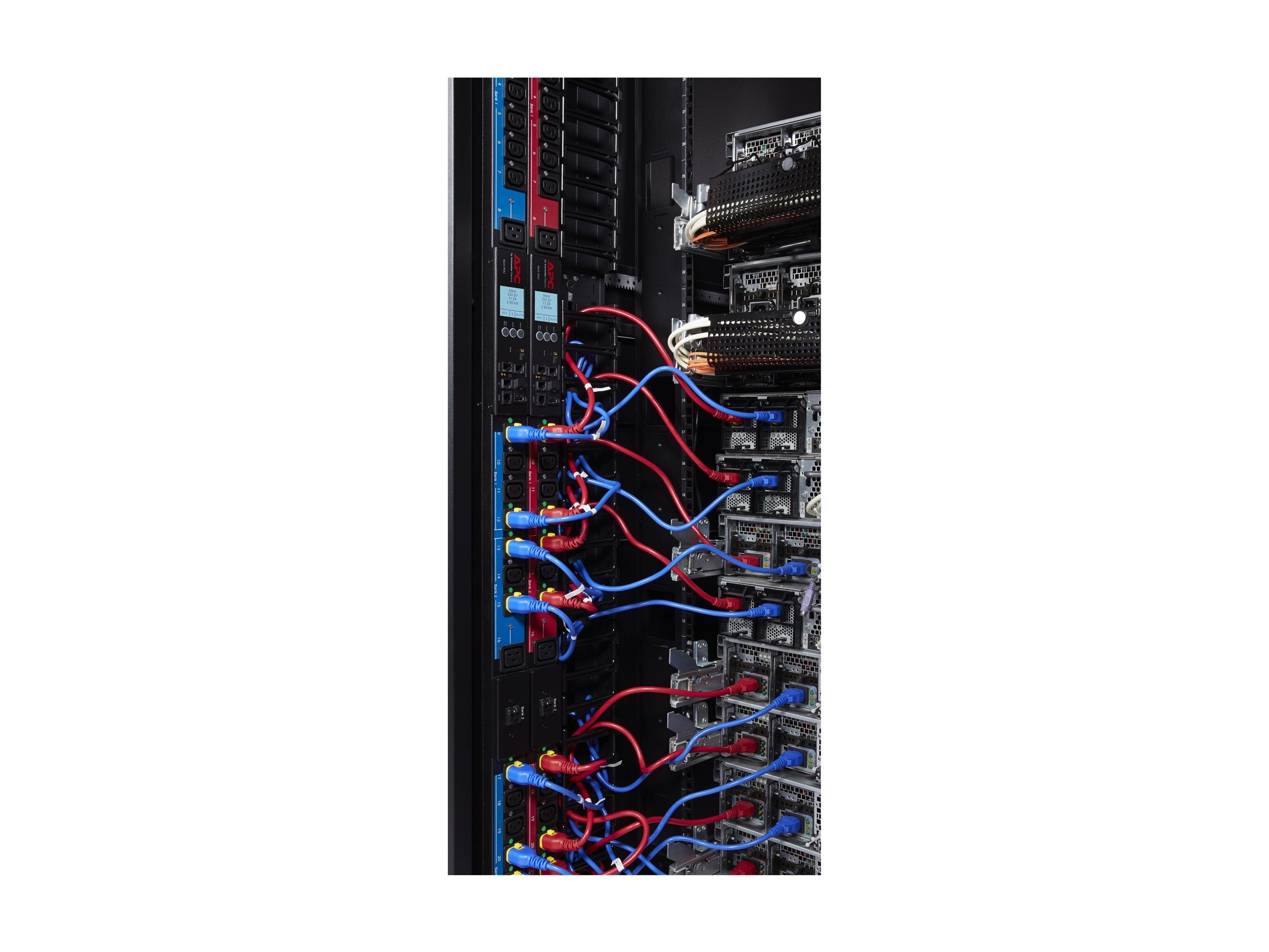 APC Color Coded Locking Power Cords Power cable IEC 60320 C20 to IEC 60320 C19 blue pack of 6