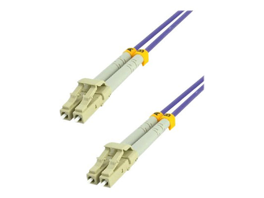 MCL Jarretière optique OM4 duplex 50/125 multimode OD 2 - LC / LC 3m